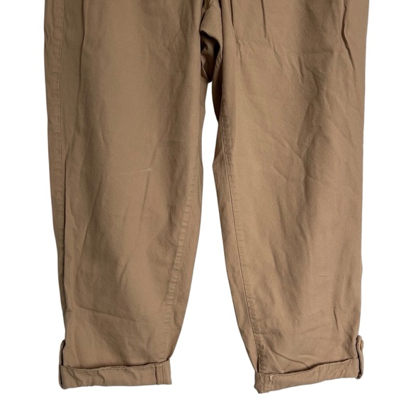 Talbots Drawstring Cuffed Khaki Cotton blend Pants Large - Picture 7 of 10